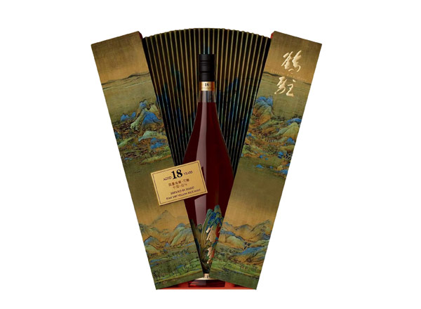 台州鹤驻18年黄酒回收鹤驻新花雕18年珍藏版千里江山图行情价格