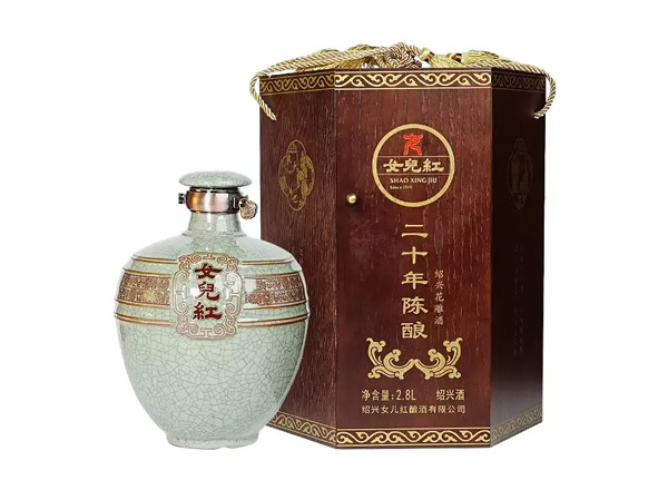 台州女儿红绍兴黄酒回收女儿红二十年陈酿20年花雕酒2.8L坛装礼盒