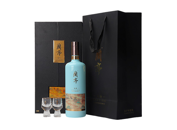 台州会稽山黄酒回收兰亭大师三十年陈酿1L礼盒装绍兴黄酒